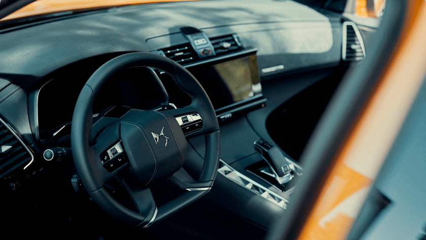 Interior view of a DS 7